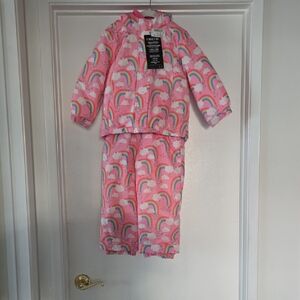 The Children's Place Pink Rainbow Snowsuit Set
